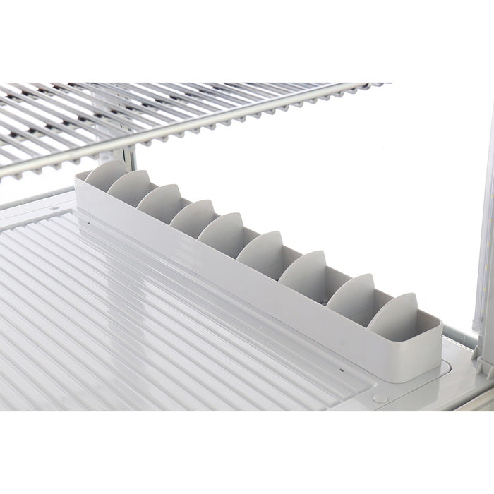 ICS Pacific Como 500 - Four-Sided Glass Upright Display Fridge 500L