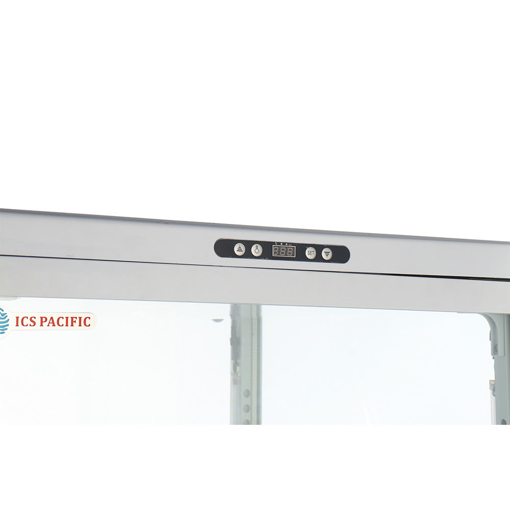 ICS Pacific Como 500 - Four-Sided Glass Upright Display Fridge 500L