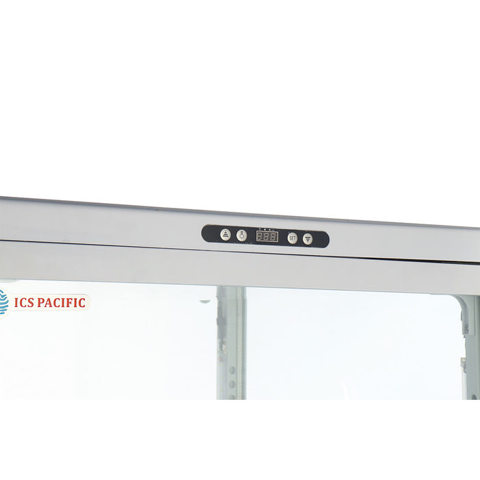 ICS Pacific Como 500 - Four-Sided Glass Upright Display Fridge 500L