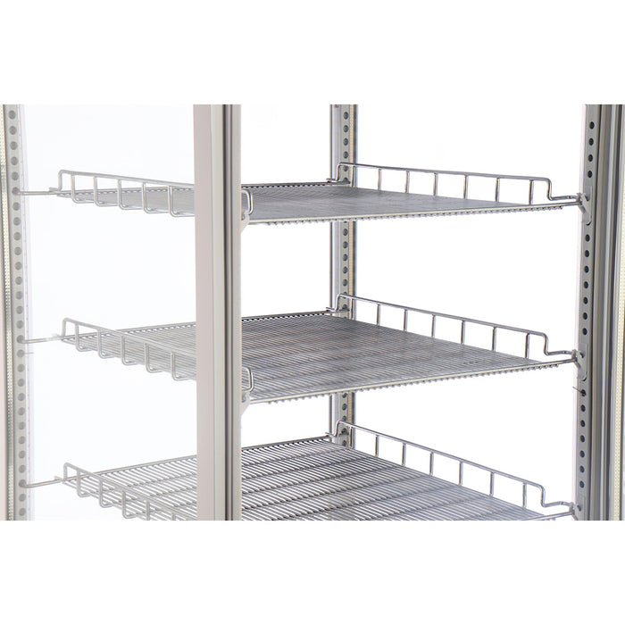 ICS Pacific Como 500 - Four-Sided Glass Upright Display Fridge 500L