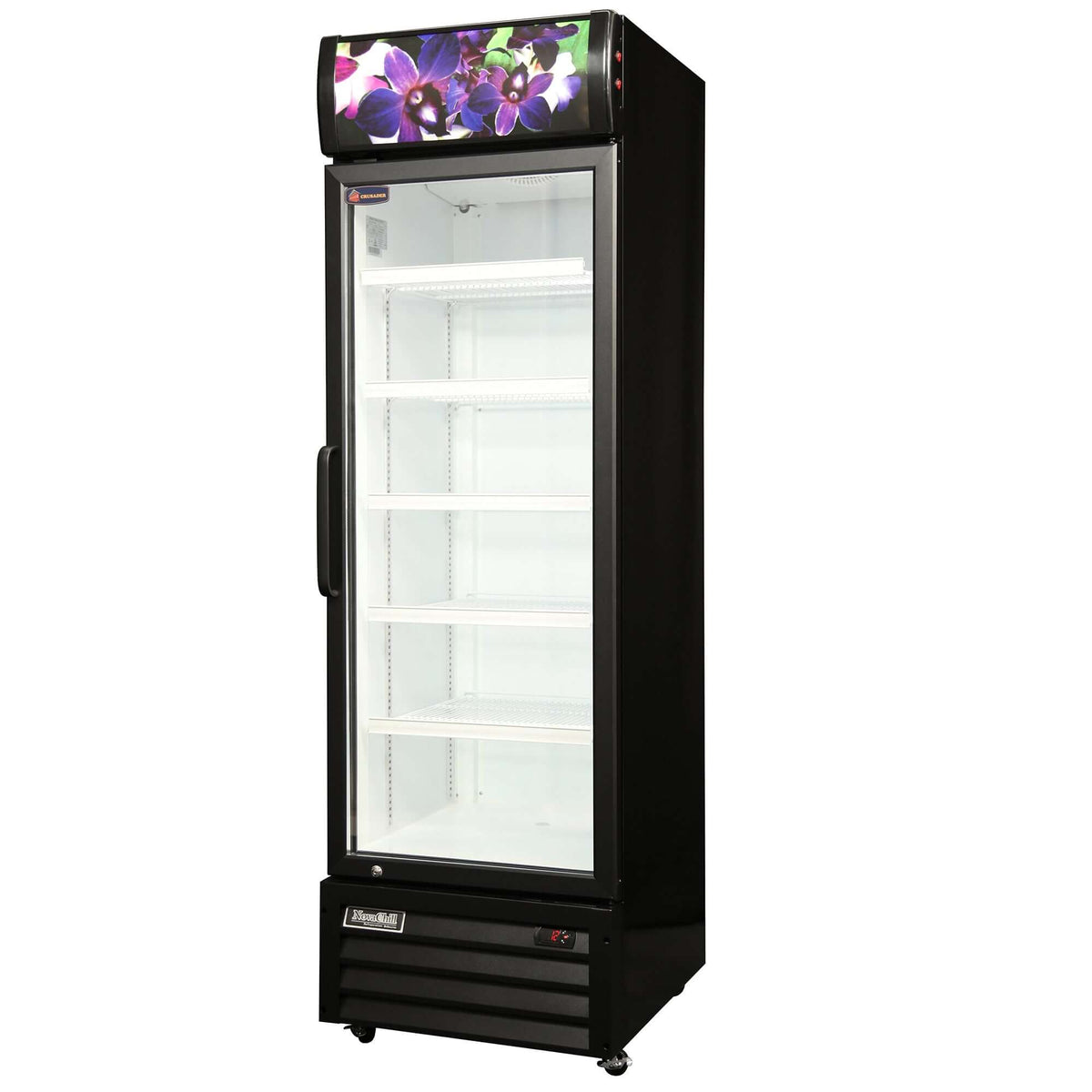 Crusader CCE605Flower in black, shown in place of the CCE700Flower (same look, smaller cabinet)