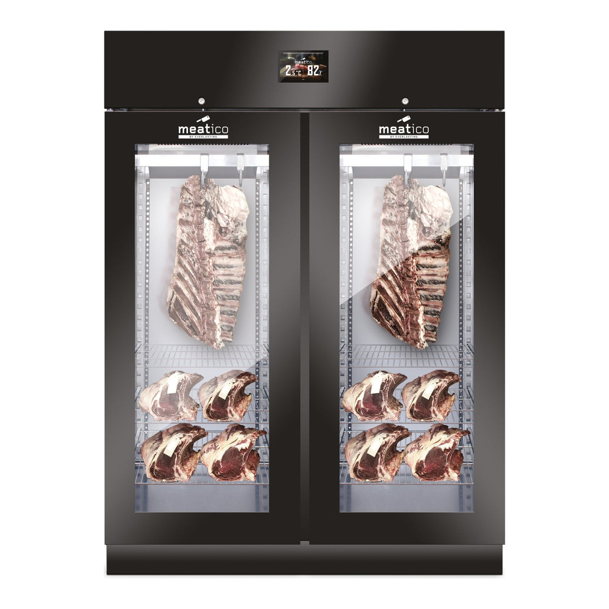 Everlasting DAE1501 - Meatico Dry Age Meat Cabinet, 2 Glass Doors, 300kg