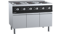 SCooker DLZS6N-C13D8 - 1200mm 6 Solid Plate Electric Cooktop 13.8kW