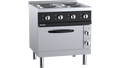 SCooker DLZSJ4N-C14D2 - 800mm 4 Solid Plate Electric Range with Oven 14.2kW