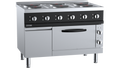 SCooker DLZSJ6N-C18D8 - 1200mm 6 Solid Plate Electric Range with Oven 18.8kW
