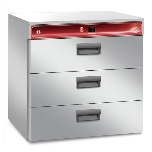 Selcyus HHD0003E - Heated Holding Drawers, 3 Drawer, GN 1/1