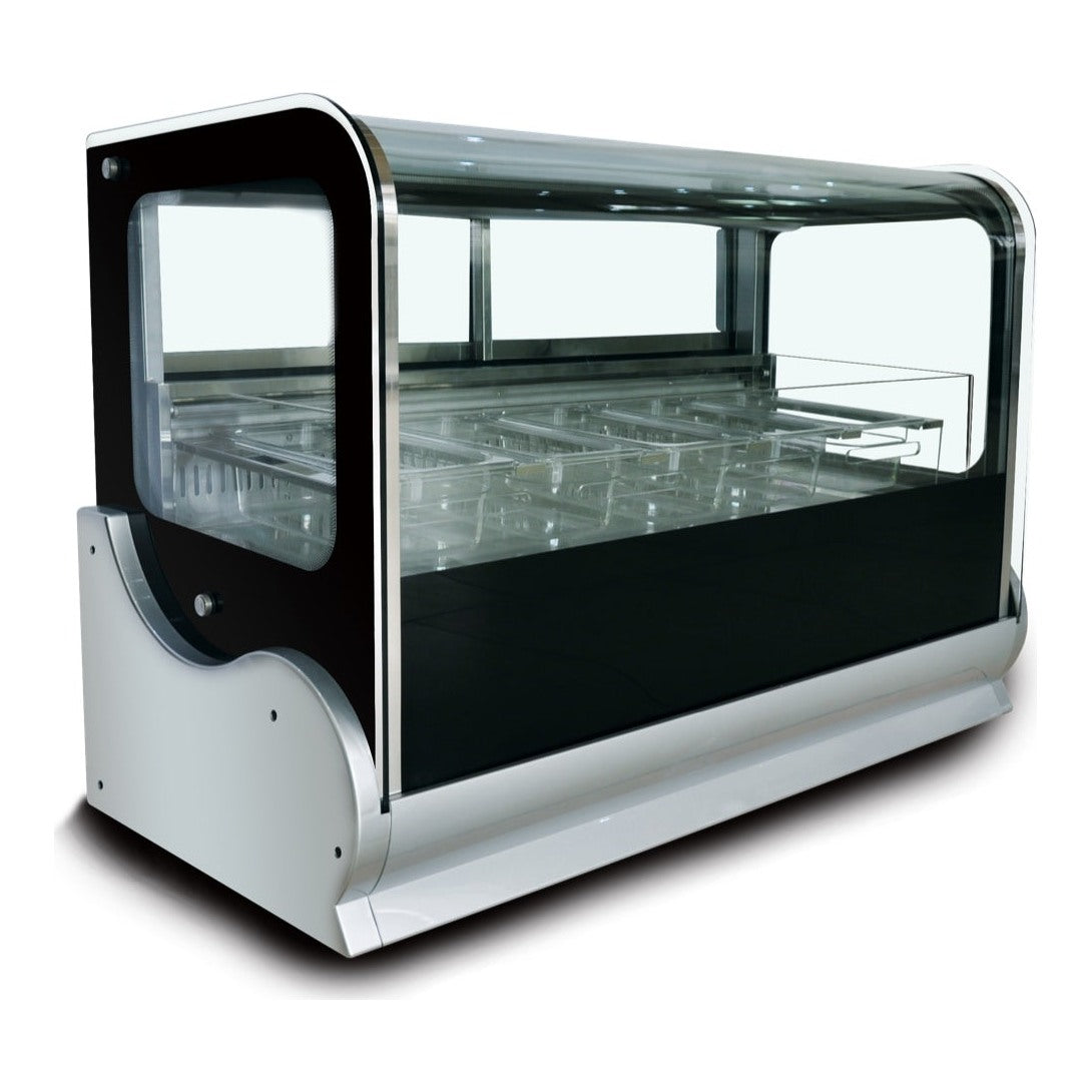 Anvil DSI0550 - Countertop Ice Cream Display 1500mm, 7 x 1/3 GN Pans