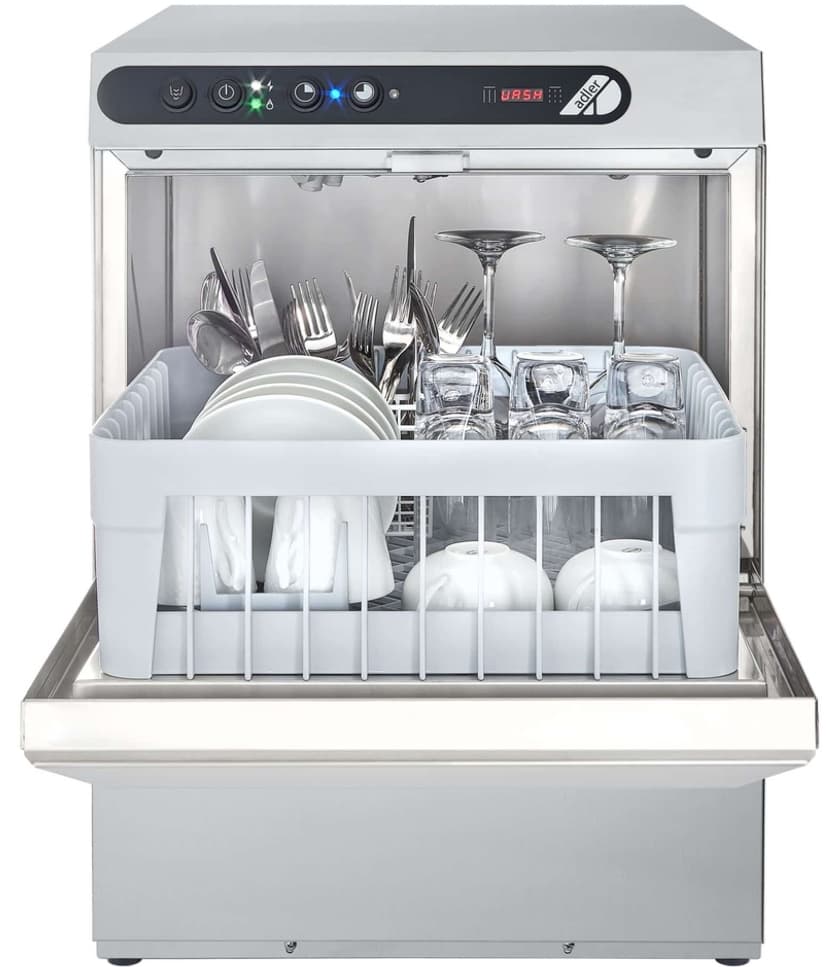 Adler DWA2040 - ECO40 Undercounter Glasswasher, 355 x 430 Rack