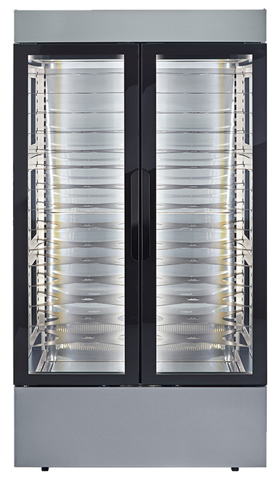 Flexeserve NUE-FH10D-GB - Hub Heated Holding Cabinet, Double Glass Doors, 15A