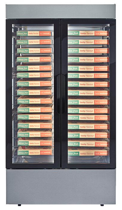 Flexeserve NUE-FH10D-GB - Hub Heated Holding Cabinet, Double Glass Doors, 15A