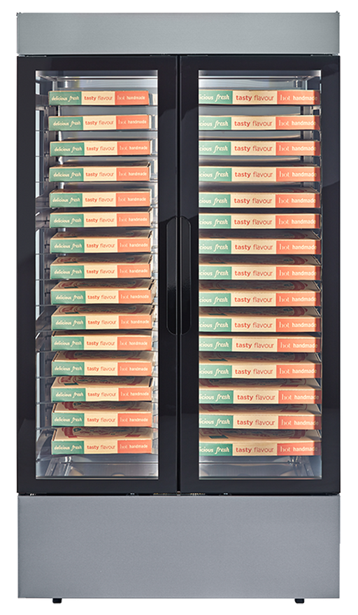 Flexeserve NUE-FH10D-GB - Hub Heated Holding Cabinet, Double Glass Doors, 15A