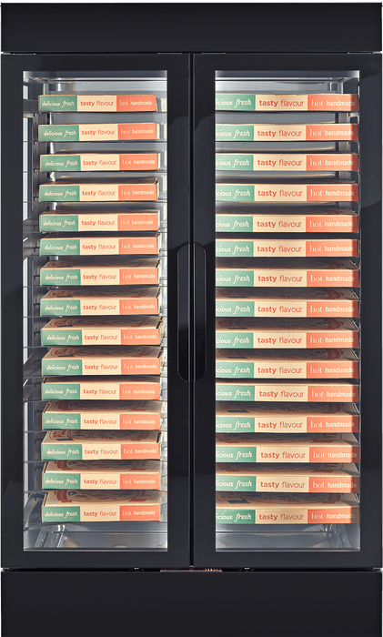 Flexeserve NUE-FH10D-GB - Hub Heated Holding Cabinet, Double Glass Doors, 15A