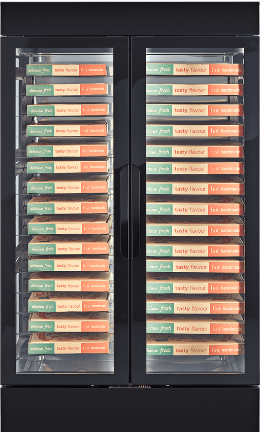 Flexeserve NUE-FH10D-GB - Hub Heated Holding Cabinet, Double Glass Doors, 15A