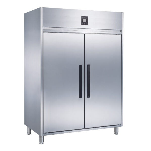 Glacian GUC1140 - Upright Fridge, 2 Stainless Steel Doors, 1170L