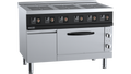 SCooker HLBZJ6N-C26 - 1200mm 6 Zone Induction Range with Oven 26kW