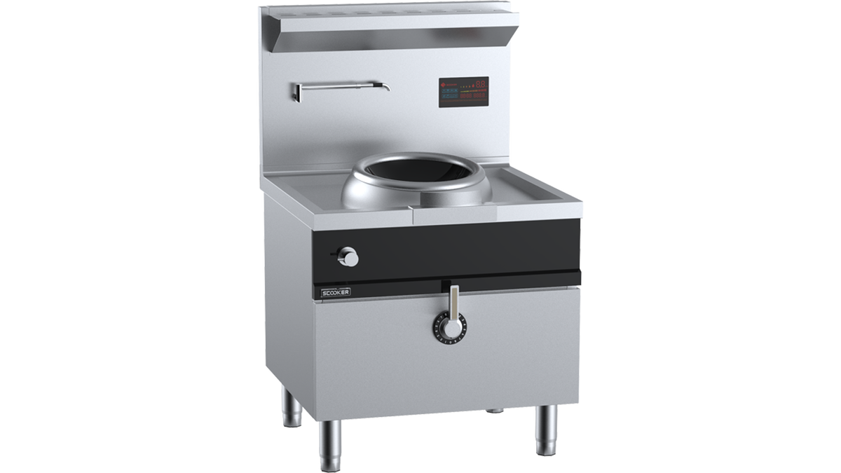 SCooker HLXCDN-C12 - 800mm Induction Wok Standard Ring 12kW