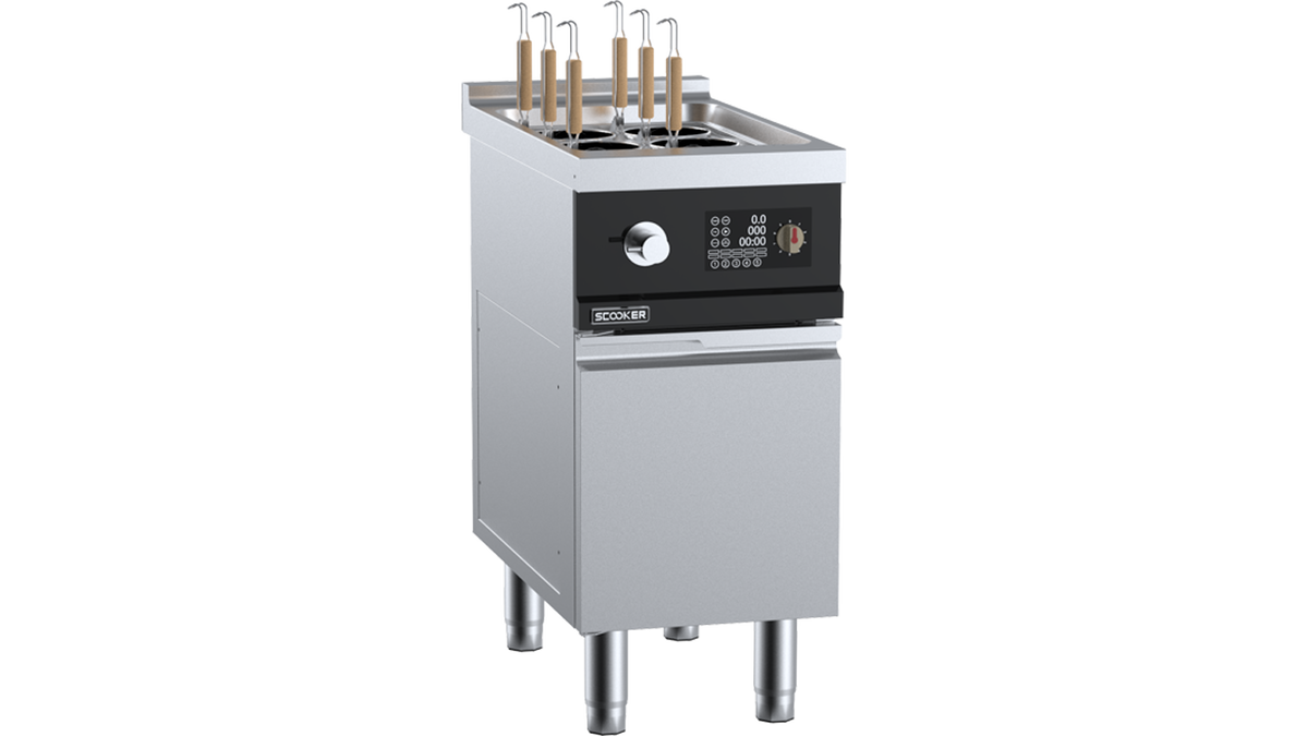 SCooker HLZMDN6-C12 - 400mm Induction Noodle Cooker 6 Basket 12kW