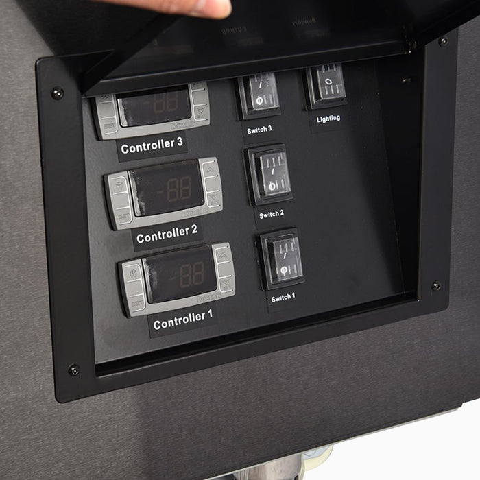 Bromic HOSVM900 - Open Hot Display Semi Vertical, 900mm