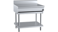 B+S Black IB-900 - 900mm Stainless Steel Infill Bench on Stand