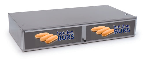 Nemco NME-8018-SBB - Stainless Steel Bun Box, 36 Buns, Fits Under 8018 Roller Grill