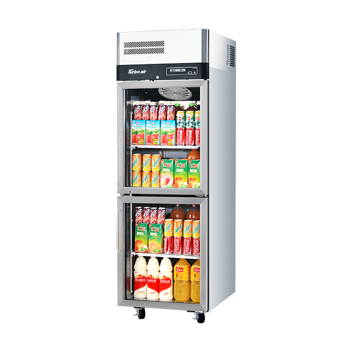 Turbo Air KF25-2G-N - 2 Half Glass Door Upright Freezer 640mm 572L
