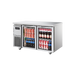 Turbo Air KGR12-2-N - 2 Glass Door Underbench Fridge 1200mm 311L