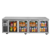 Turbo Air KGR24-4-N - 4 Glass Door Underbench Fridge 2400mm 705L