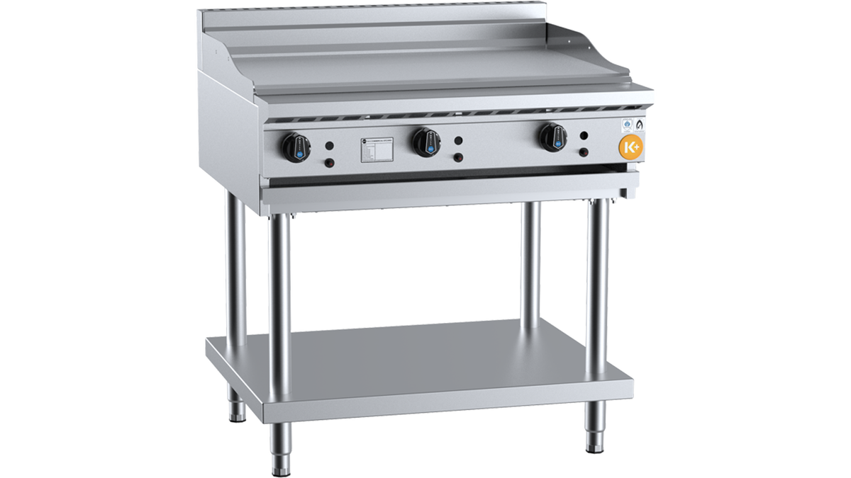 B+S K+ KGRP-9 - 900mm Gas Grill Plate on Stand