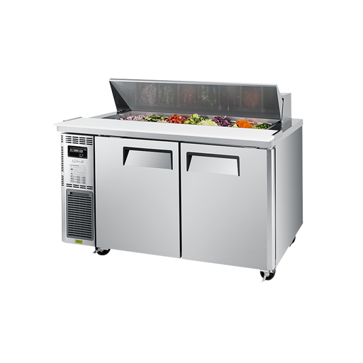 Turbo Air KHR15-2-N - 2 Door Salad Prep Fridge with Lid 1500mm 420L