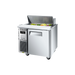 Turbo Air KHR9-1-N - 1 Door Salad Prep Fridge with Lid 900mm 213L