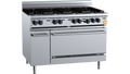 B+S K+ KOV-SB8 - 1200mm 8 Burner Gas Range with Oven