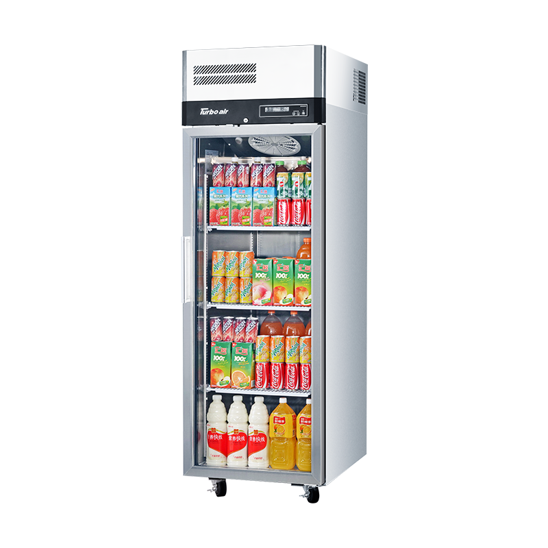 Turbo Air KR25-1G-N - 1 Glass Door Upright Fridge 640mm 574L