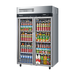 Turbo Air KR45-2G-N - 2 Glass Door Upright Fridge 1260mm 1215L