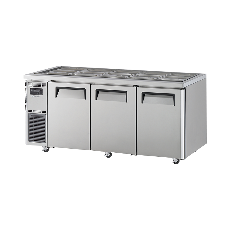 Turbo Air KSR18-3-N - 3 Door Salad Prep Fridge 1800mm 516L