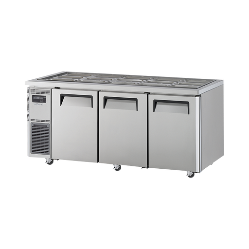 Turbo Air KSR18-3-N - 3 Door Salad Prep Fridge 1800mm 516L
