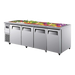 Turbo Air KSR24-4 - 4 Door Salad Prep Fridge 2400mm 690L