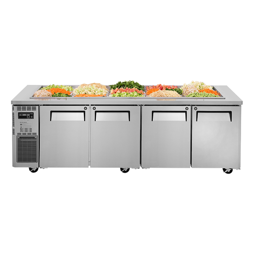 Turbo Air KSR24-4 - 4 Door Salad Prep Fridge 2400mm 690L