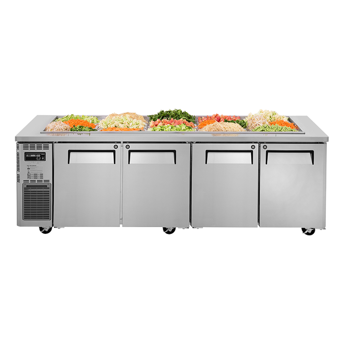 Turbo Air KSR24-4 - 4 Door Salad Prep Fridge 2400mm 690L