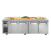 Turbo Air KSR24-4 - 4 Door Salad Prep Fridge 2400mm 690L