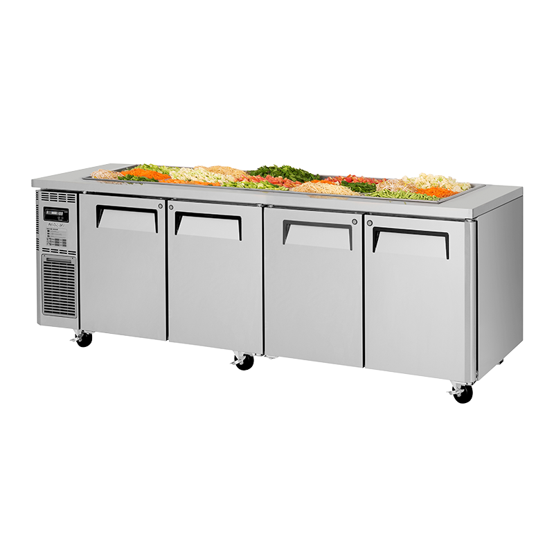 Turbo Air KSR24-4 - 4 Door Salad Prep Fridge 2400mm 690L
