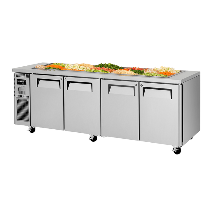 Turbo Air KSR24-4 - 4 Door Salad Prep Fridge 2400mm 690L