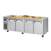 Turbo Air KSR24-4 - 4 Door Salad Prep Fridge 2400mm 690L