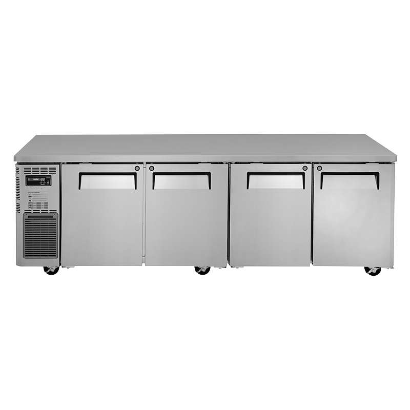 Turbo Air KUR24-4-N - 4 Door Underbench Fridge 2400mm 705L