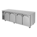 Turbo Air KUR24-4-N - 4 Door Underbench Fridge 2400mm 705L