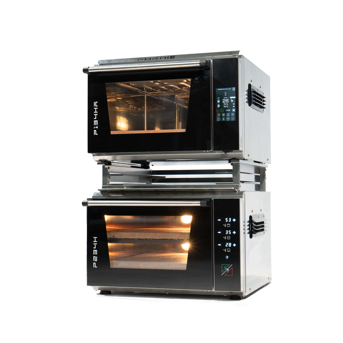 Effeuno Pizza Oven Accessories - Biscotto Stone, Stacking Kit and Pizza Paddle