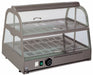 Unis UNE-LOIRE - Loire Countertop Pie Warmer, Curved Glass, Front and Rear Doors, 606mm