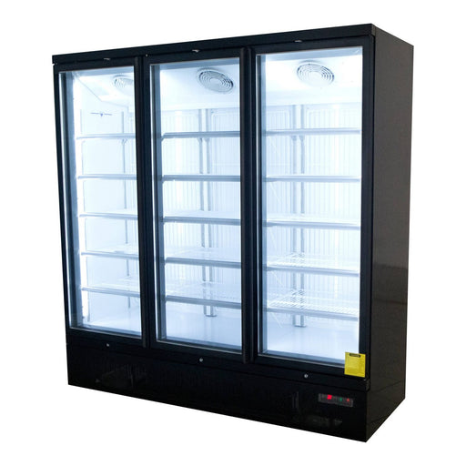 Saltas NDA1875 - Glass Door Display Fridge, 3 Doors, 1260L