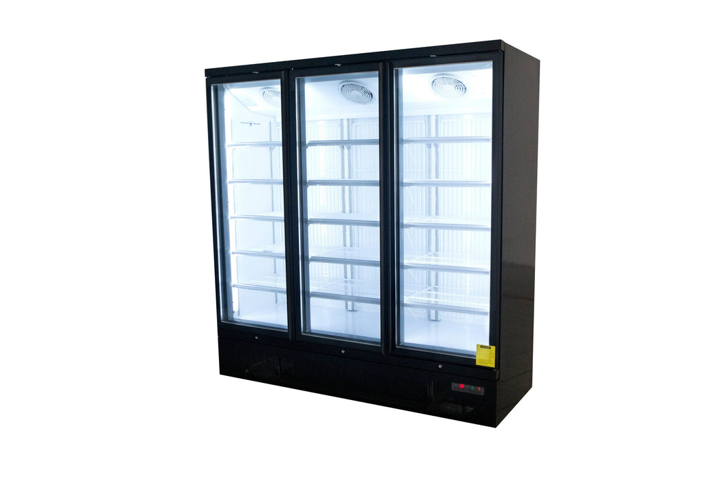 Saltas NDA2875 - Glass Door Display Freezer, 3 Doors, 1260L