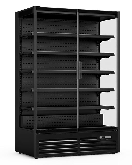 Saltas MDS1250 - Glass Door Multideck Fridge, 2 Doors, 764L, 1310mm