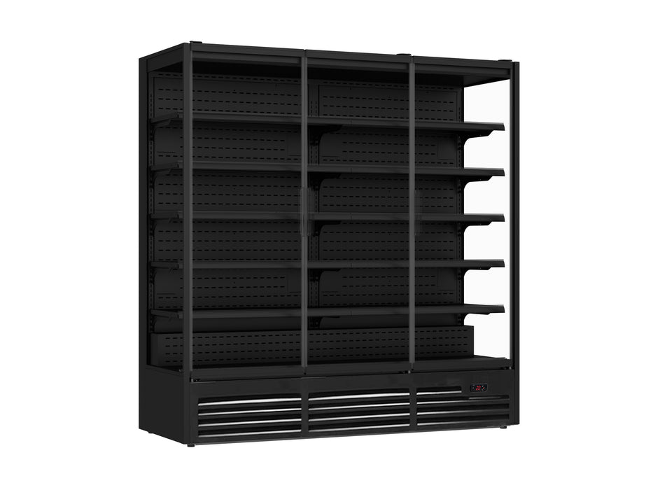 Saltas MDS1875 - Glass Door Multideck Fridge, 3 Doors, 1147L, 1935mm